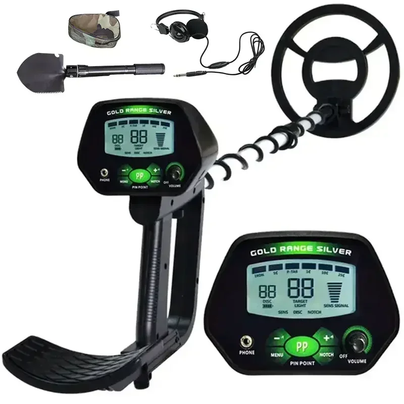 YYHC-4090 High Sensitivity Gold Metal Detector for Treasure Hunting with LCD Display and Waterproof Search Coil