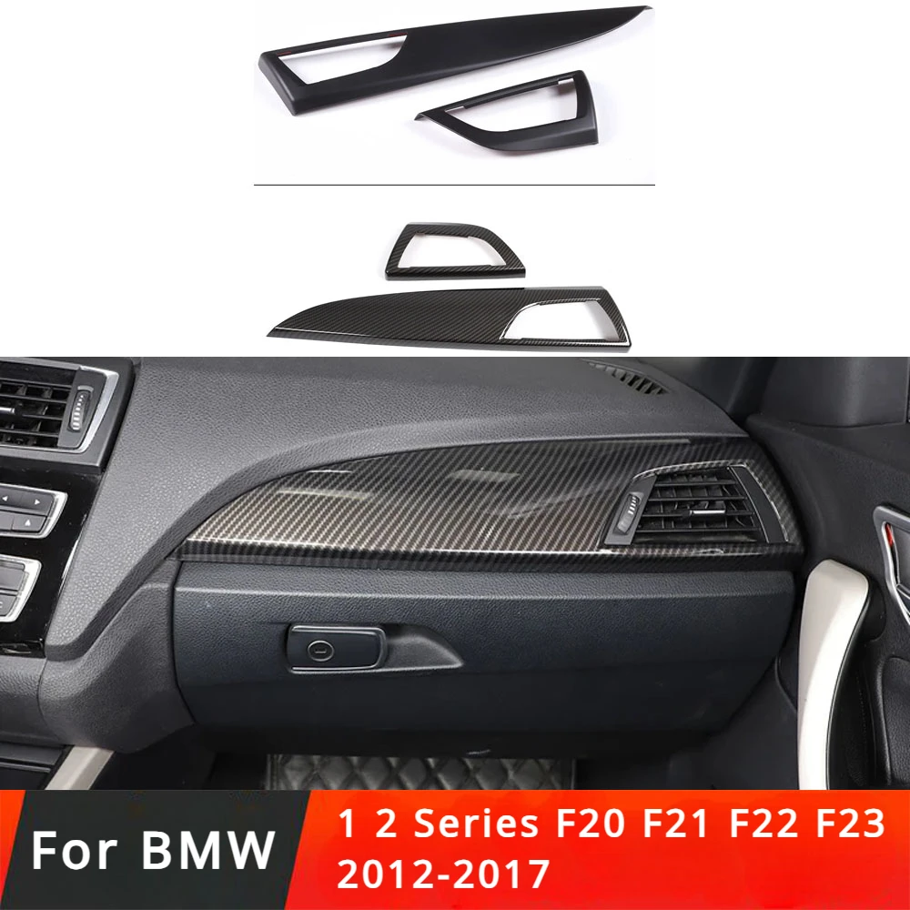 

for BMW 1 2 Series F20 F21 F22 F23 2012-2017 Interior Accessories LHD Zinky ABS Carbon Fiber Pattern Side Air Outlet Panel