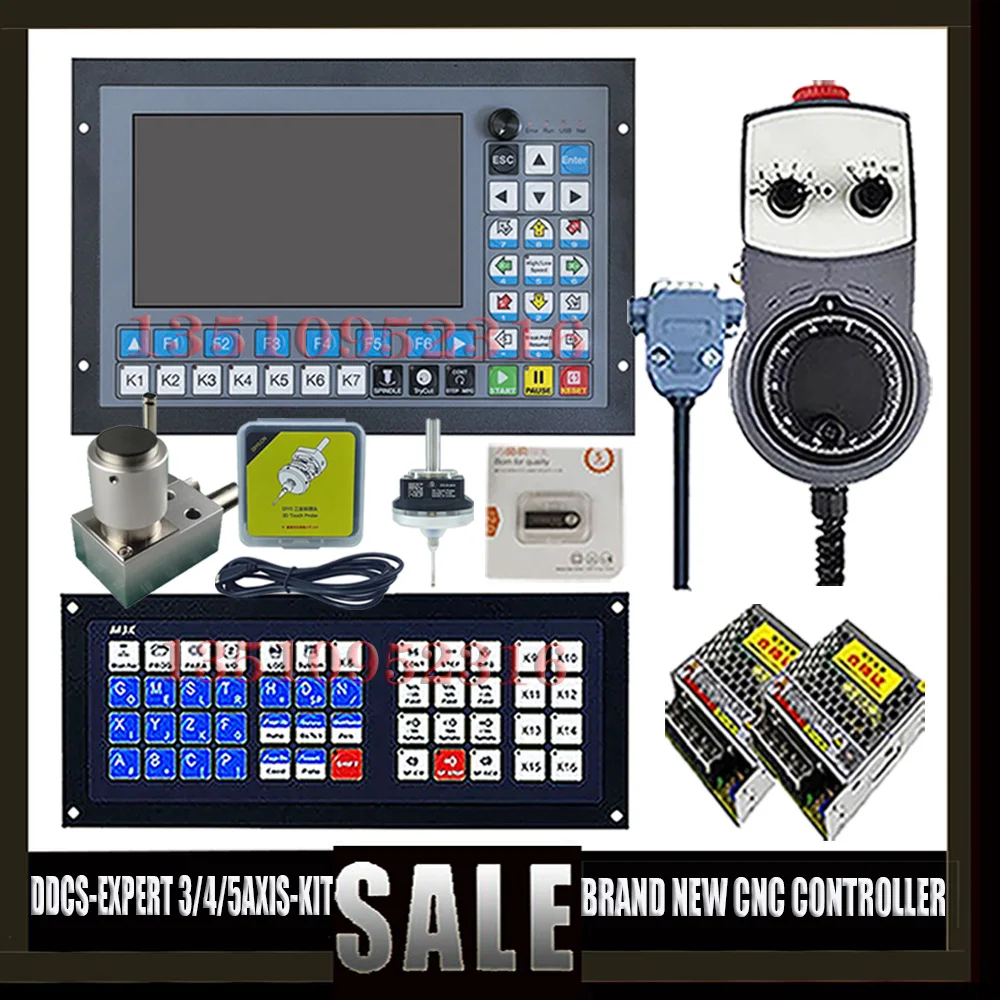 Il kit controller indipendente offline DDCS-EXPERT/M350 CNC 3/4/5 assi viene utilizzato per l' lavorazione e l'incisione CNC, sostituzione DDCSV3.1