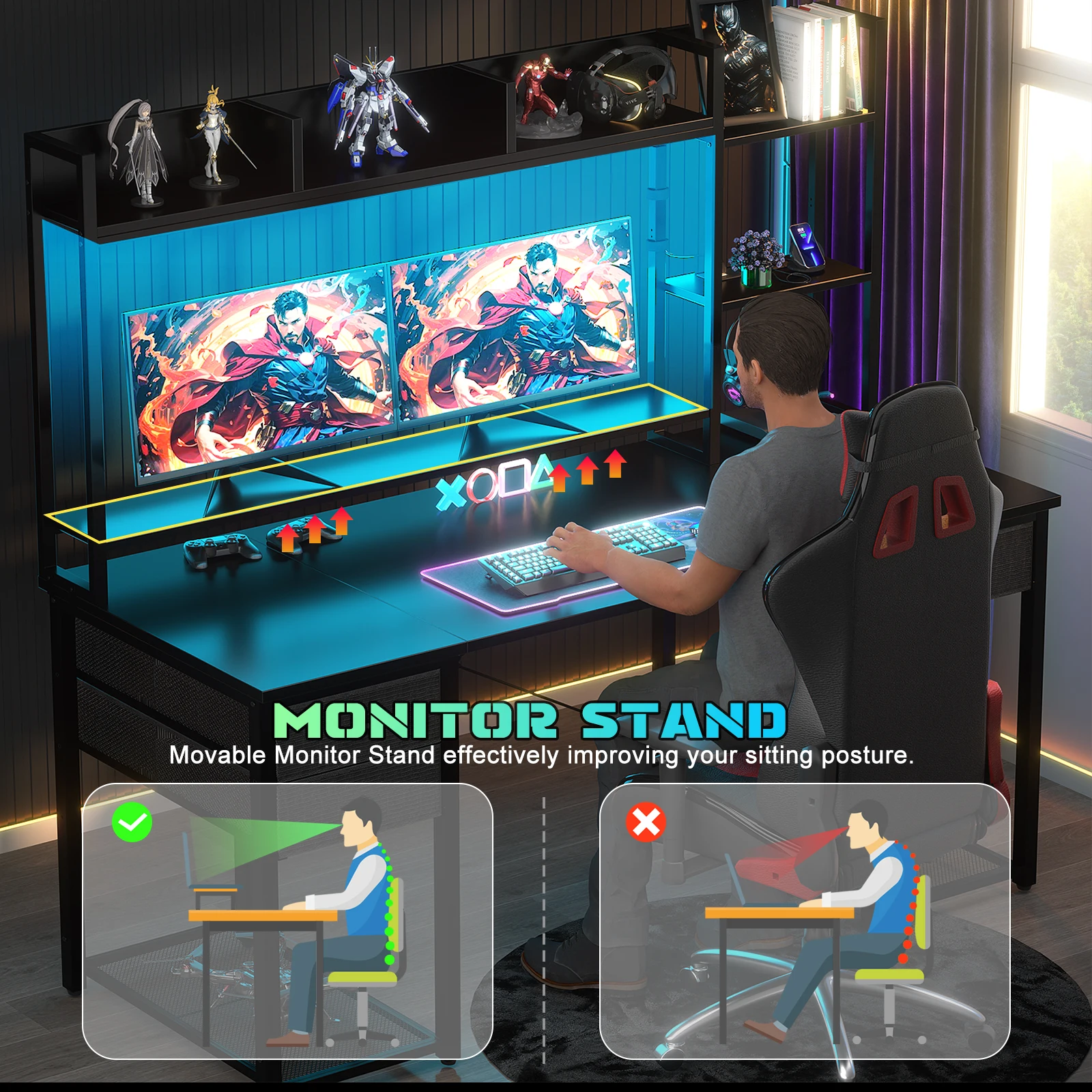 Mesa de Computador Aheaplus de - Office Furniture Outlet avaliação e preço