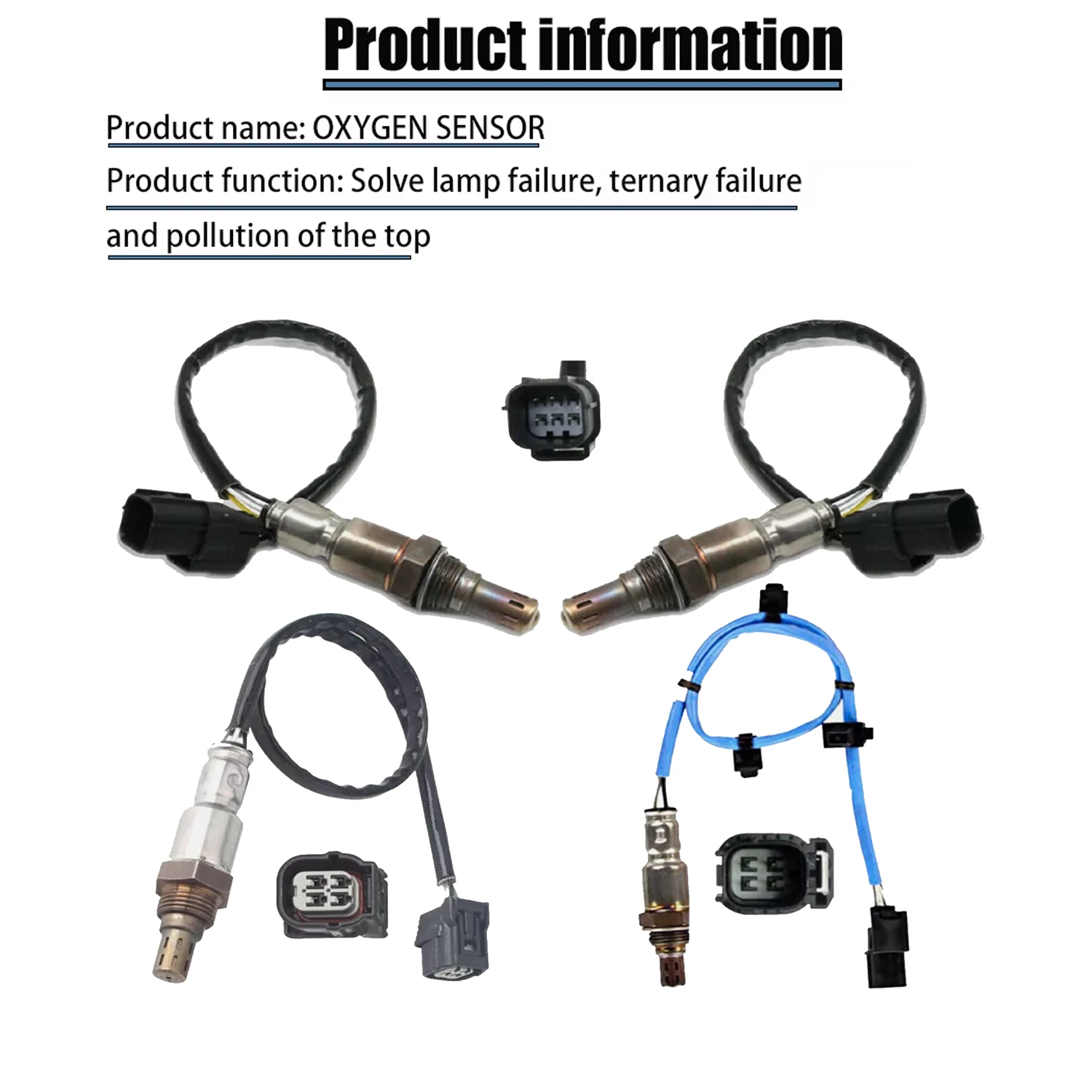 4pcs 234-4351 234-4781 234-5056 Upstream+Downstream Oxygen Sensor For Honda 2007-2012 Accord Acura MDX 3.7L 2007 2008 2009