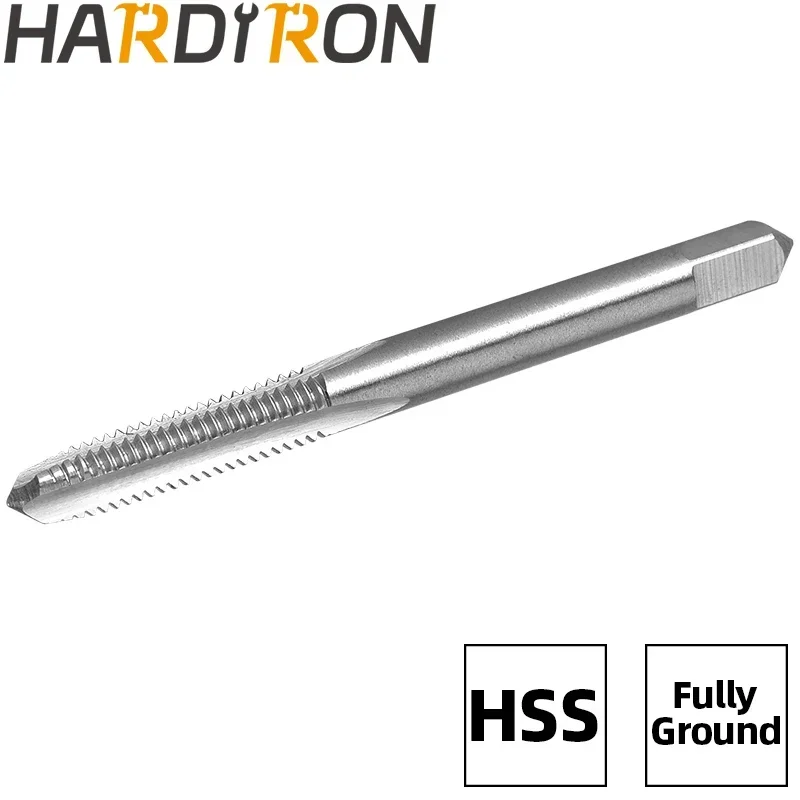 Hardiron M3,5 x 0,35 M3,5 x 0,5 M3,5 x 0,6 HSS-Maschinengewindebohrer, gerade geriffelte Gewindebohrer, rechte Hand