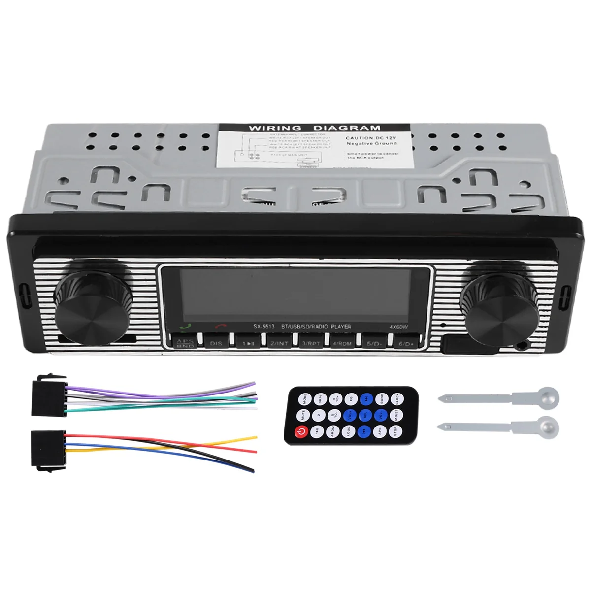 Bluetooth Vintage Car Radio MP3 Player Stereo USB AUX Classic Car Stereo Audio XY