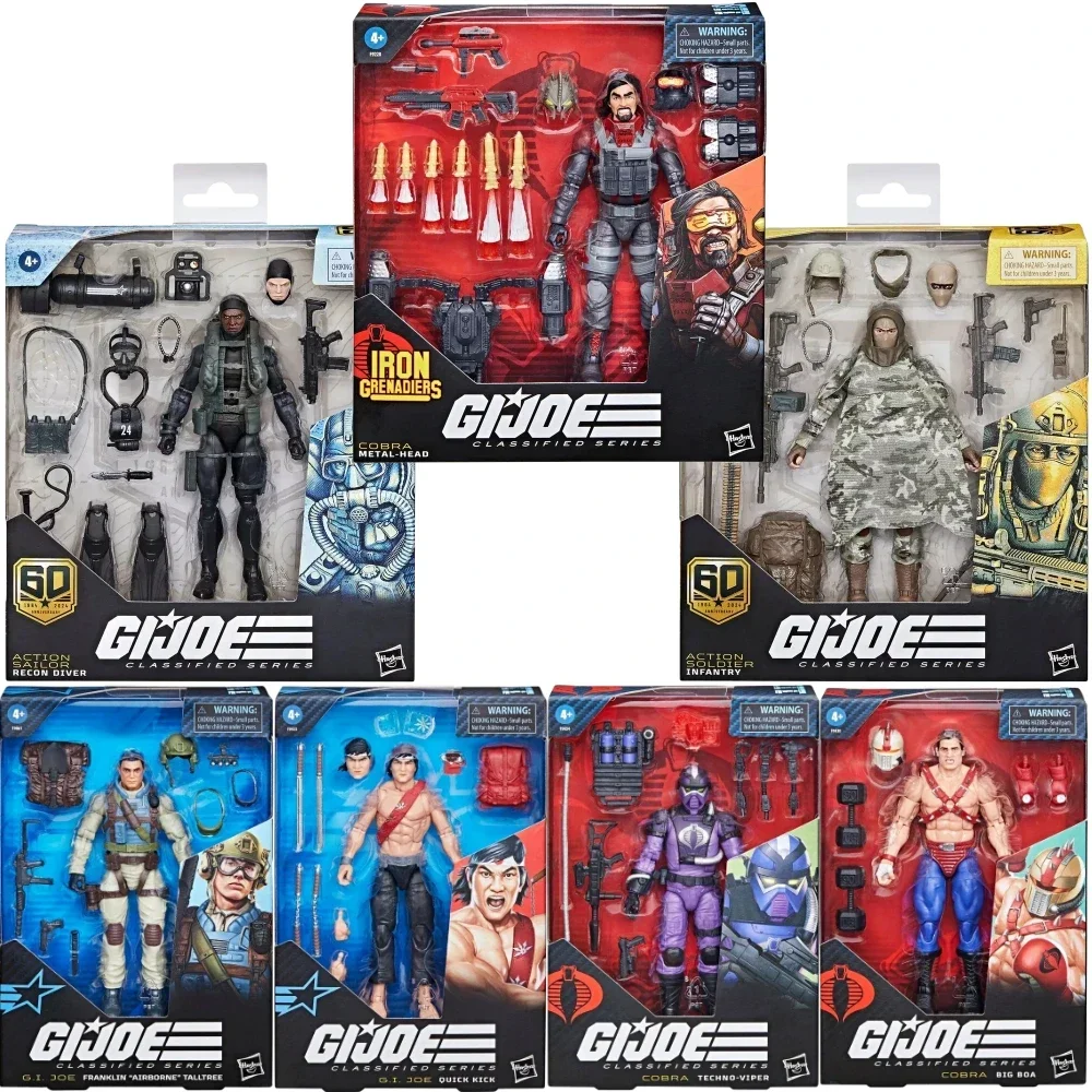 G.I. Joe GI JOE Classified Series Once A Man Doc Greer Dreadnok Torch Dreadnok Gnawgahyde Action Figure Model Toy Hobby Gift