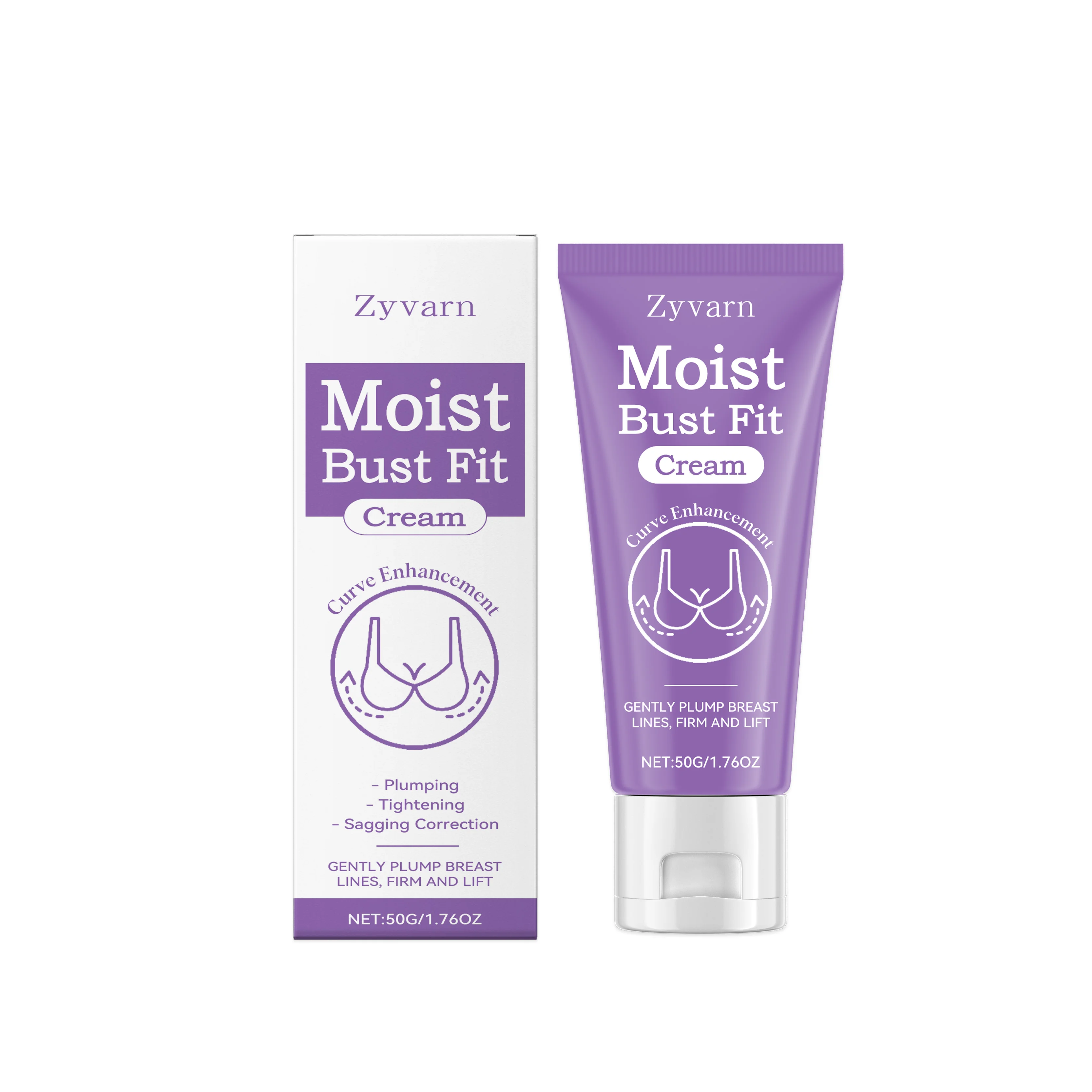 Moist Bust Fit Cream Improve Breast Curve Lifting Firming Improves Skin Elasticity Brightening Deep Nourishing Moisturizing Care