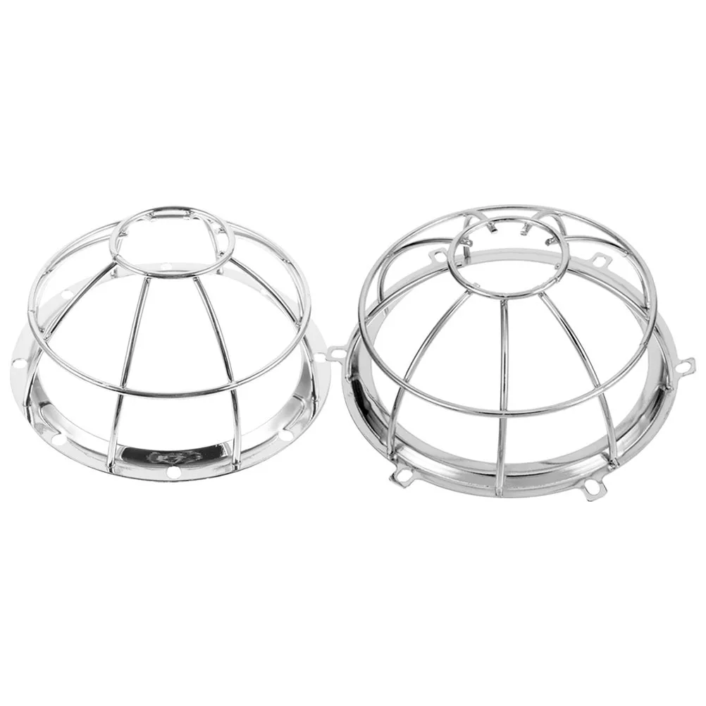 2 قطعة قفص الحرس الرش النار للطبخ كتيفة حديد غطاء الدخان محول الزخرفية حماية درع #1