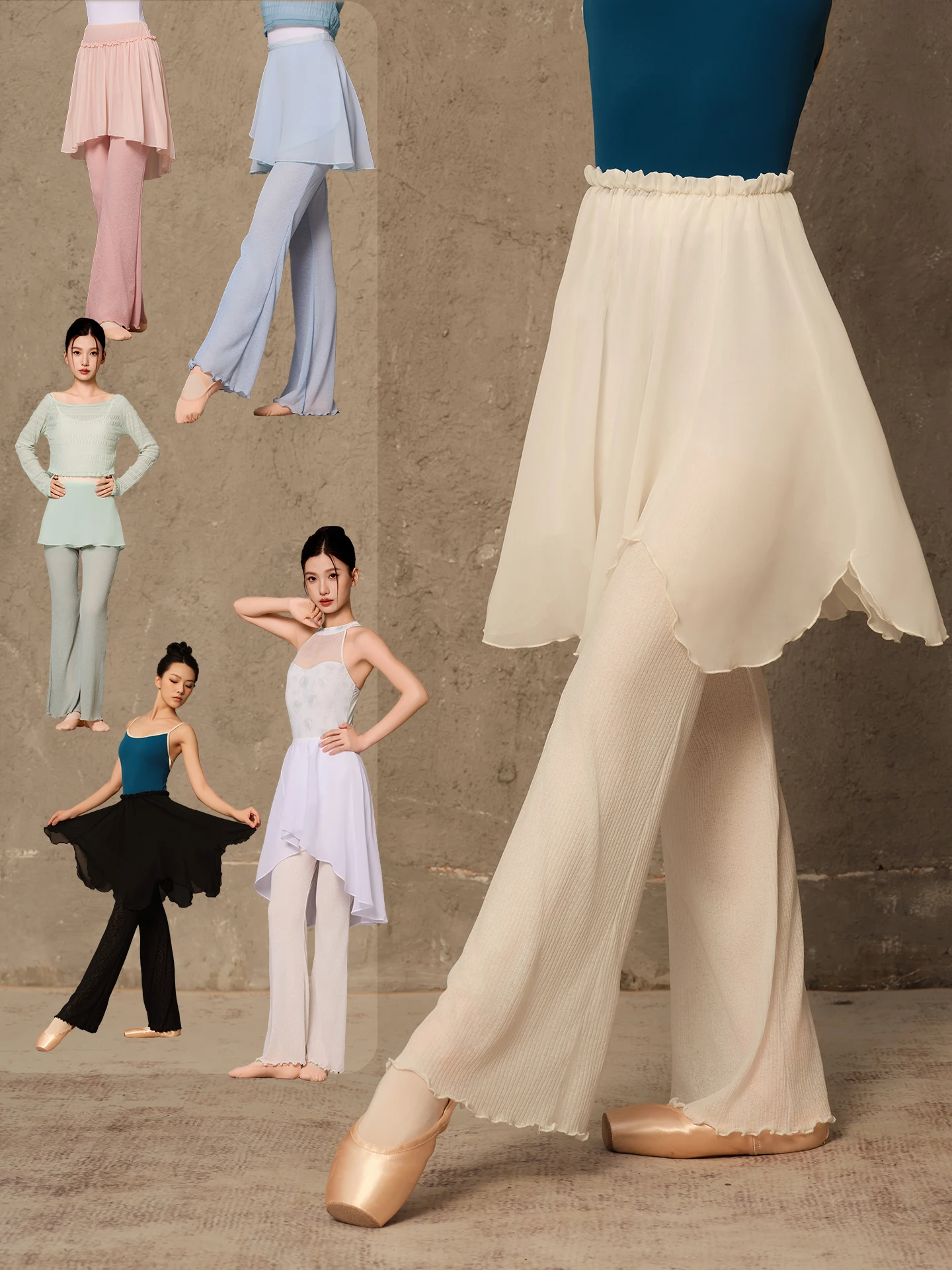 Erwachsene Ballett Tanz Hosen frauen Gymnastik Anzug Hosen Sommer Dünne Latin Dance Ausgestelltes Hosen Ballett Lange Hosen