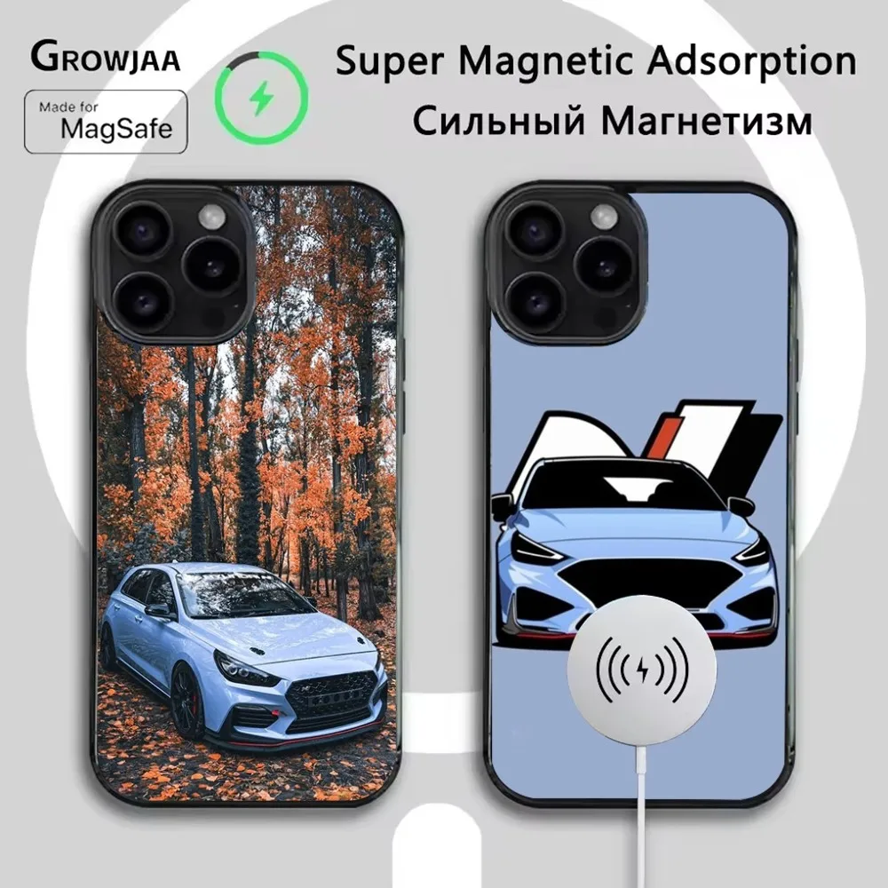 

I30 I20 Sport Car Phone Case For iPhone 16e,16,15,14,13,12,11,Plus,Pro,Max,Mini Magsafe Magnetic Wireless Charging