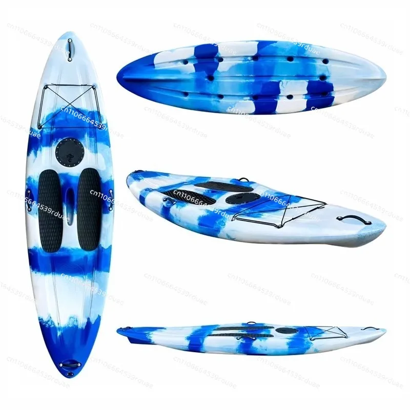 Tabla de surf individual para entrenamiento de remo de pie, Sampan rígido para ocio y fitness
