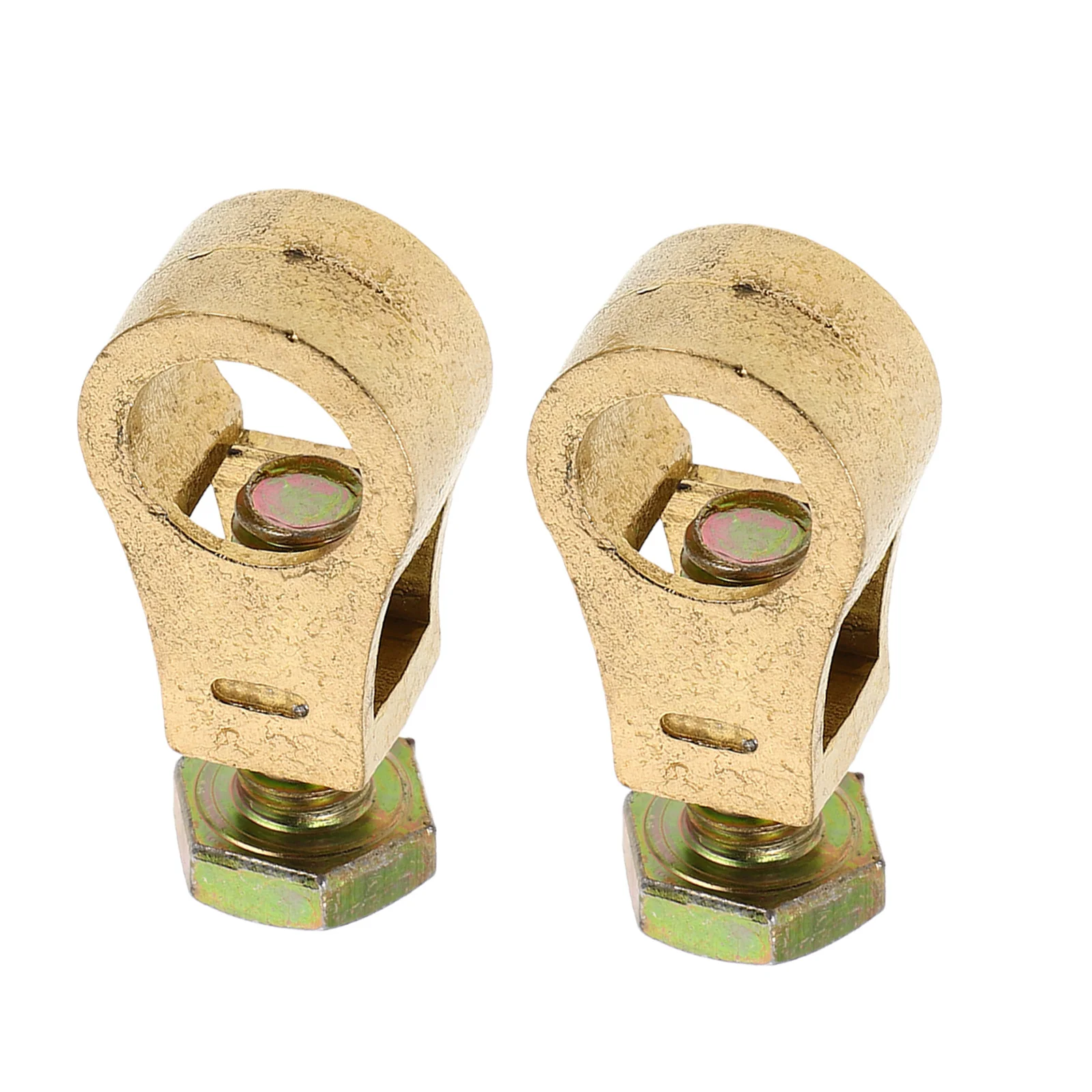 1 زوج موصلات السيارات النحاس محطة المشابك العالمي صالح للسيارات شاحنة قارب محطات النحاس كليب #1