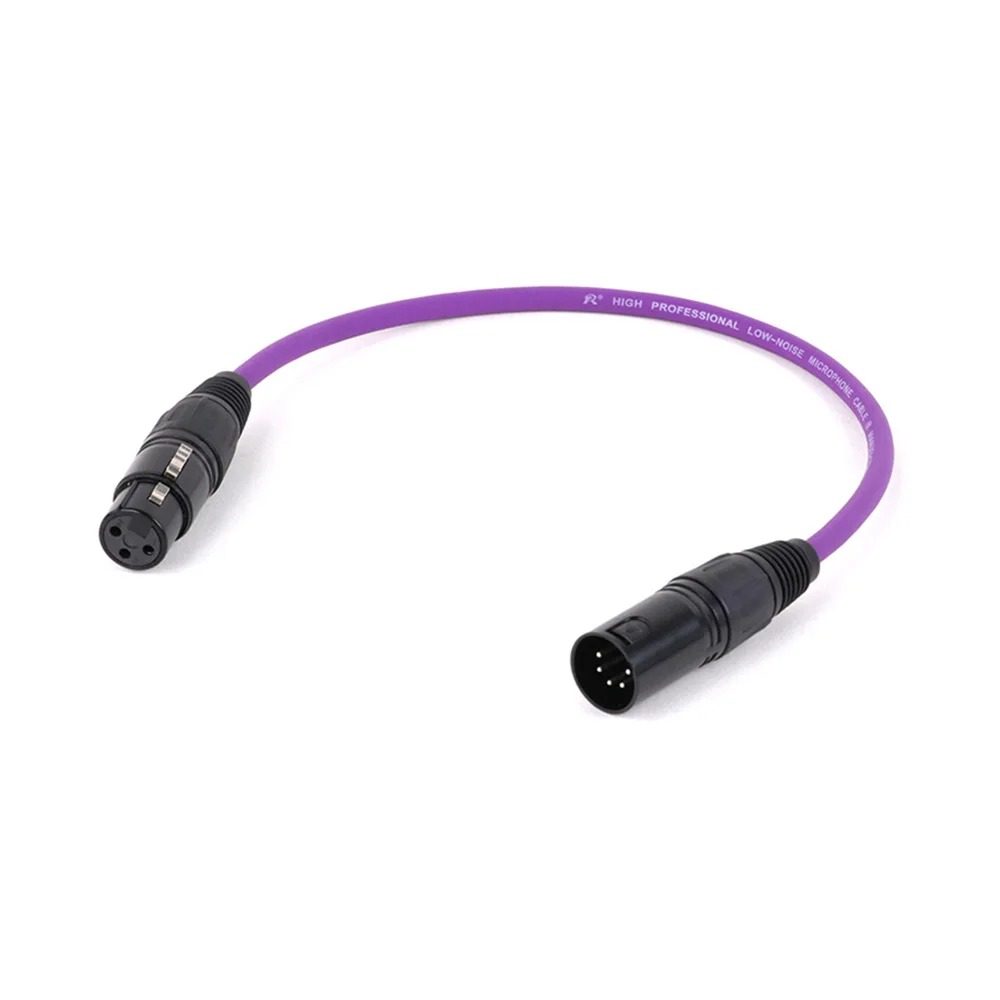 Kabel audio 5Pin męski na 3Pin żeński Kabel XLR męski na żeński ekranowany do miksera mikrofonowego