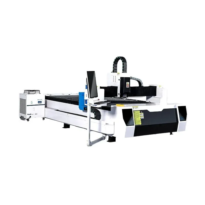 300W Power Fiber Cutting Machin Industrial CNC Cutter For Stainless Carbon Steel
