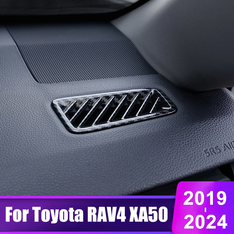 

For Toyota RAV4 2019 2020 2021 2022 2023 2024 RAV 4 XA50 Hybrid Car Dashboard Air Conditioning Vent Outlet Cover Accessories