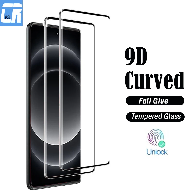 

9D Full Glue Curved Tempered Glass For Xiaomi 14 13 12s 15 Ultra Screen Protectors For Xiaomi 12X 12 Pro 13 Lite Protective Film