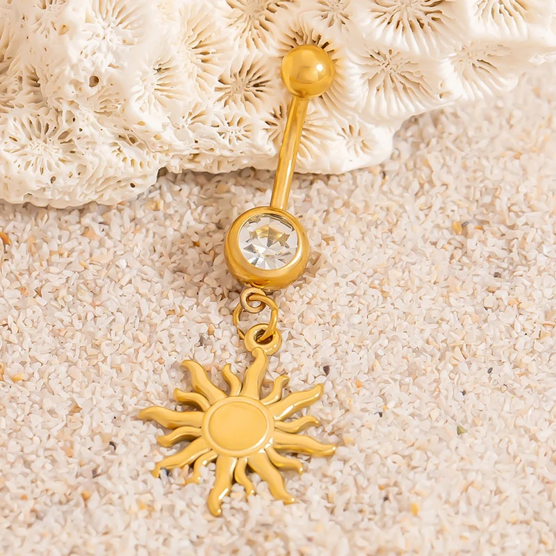 1 قطعة قلادة الأسماك العصرية البطن زر خواتم للنساء الثقب خواتم السرة مثير مجوهرات للجسم اكسسوارات