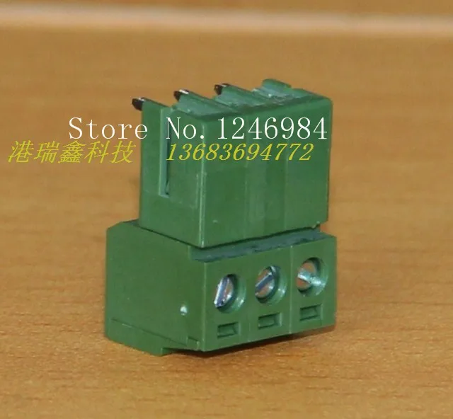 

[SA]DECA Taiwan Progressive Alliance 3.81MM curved foot three green terminal blocks MC420 ME030--50pcs/lot
