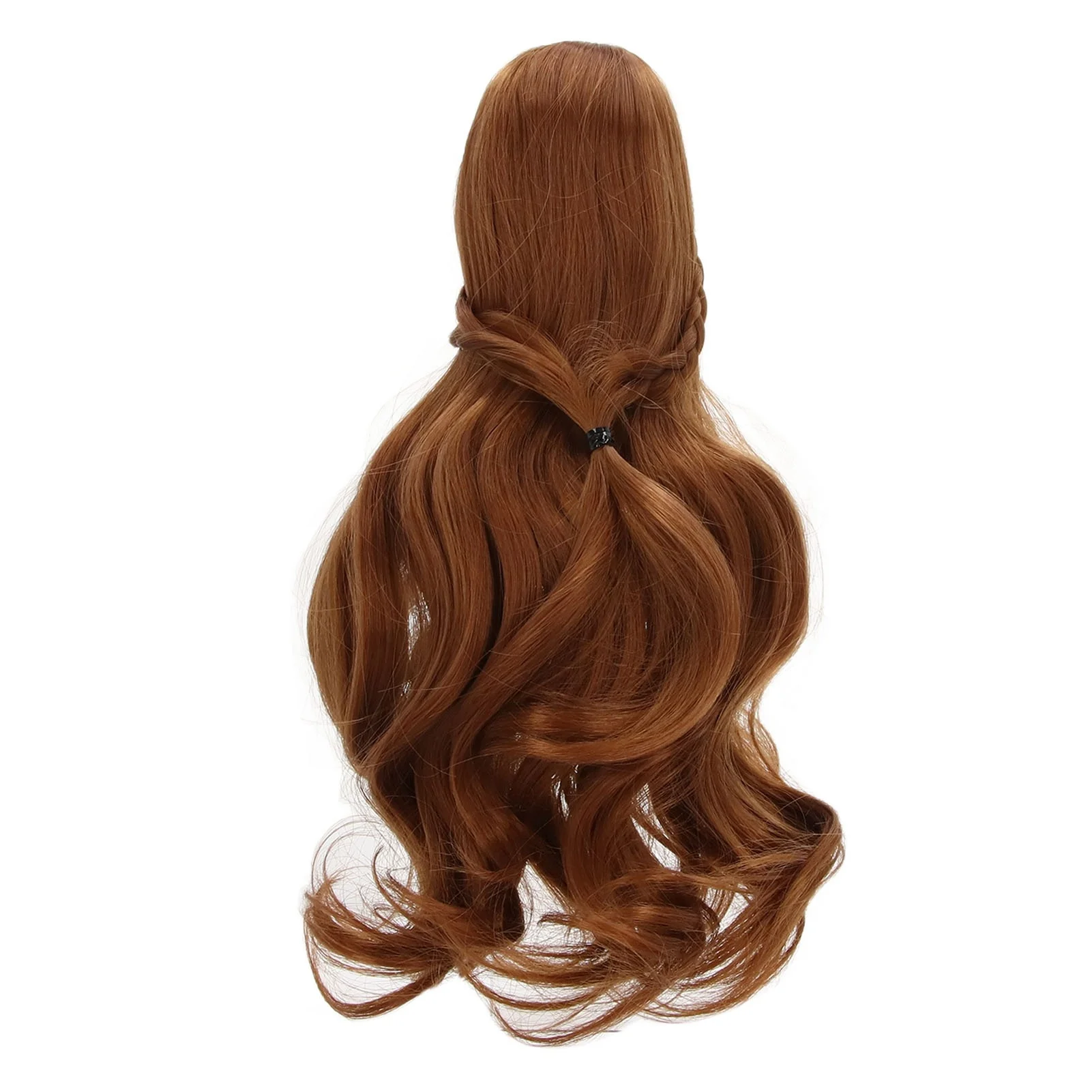 Doll Hair Wig Curly Style Neat Bangs DIY Cutting Soft Doll Supplies for 1/3 8 to 9in Head Circumference BJD Doll