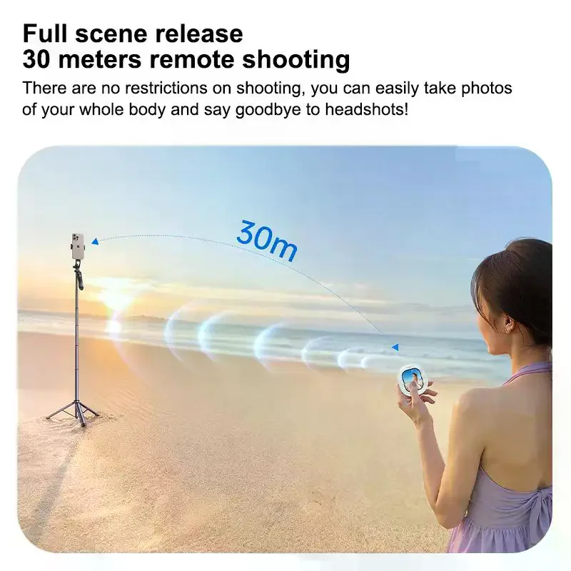 Mini Wireless Magnetic Phone Screen Projector Mobile Phone Rear Camera Selfie Video Camera For Vlog Live Selfie Screen view 3
