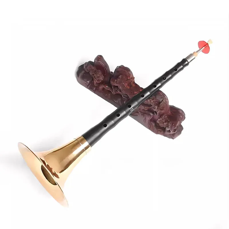 

Beginner Practice Suonas Folk Tradition Chinese Suona Horn Musical Playing Professional Suona Durable Portable Brass Instruments