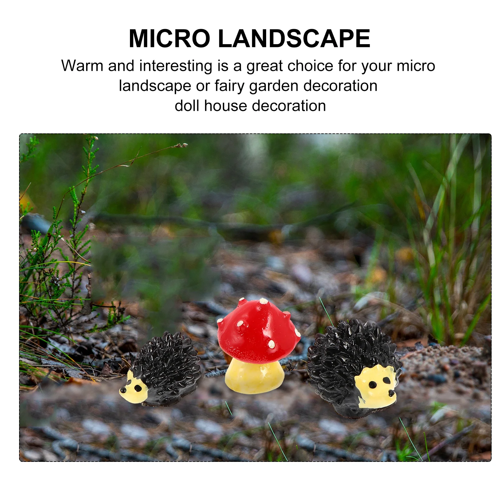 

Succulent Ornament Resin Miniature Decor Creative Garden Accessory For Desktop Cabinet Car Party Micro Landscape