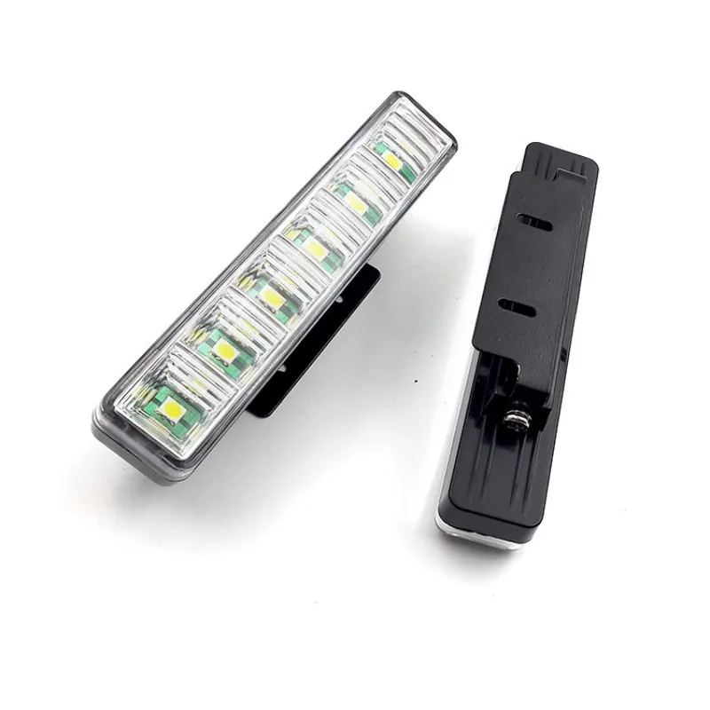 2Pcs/Set Auto Daylight Super Bright Car DRL Waterproof Fog Lamp Auto LED Daytime Running Light With On/Off Function Driving