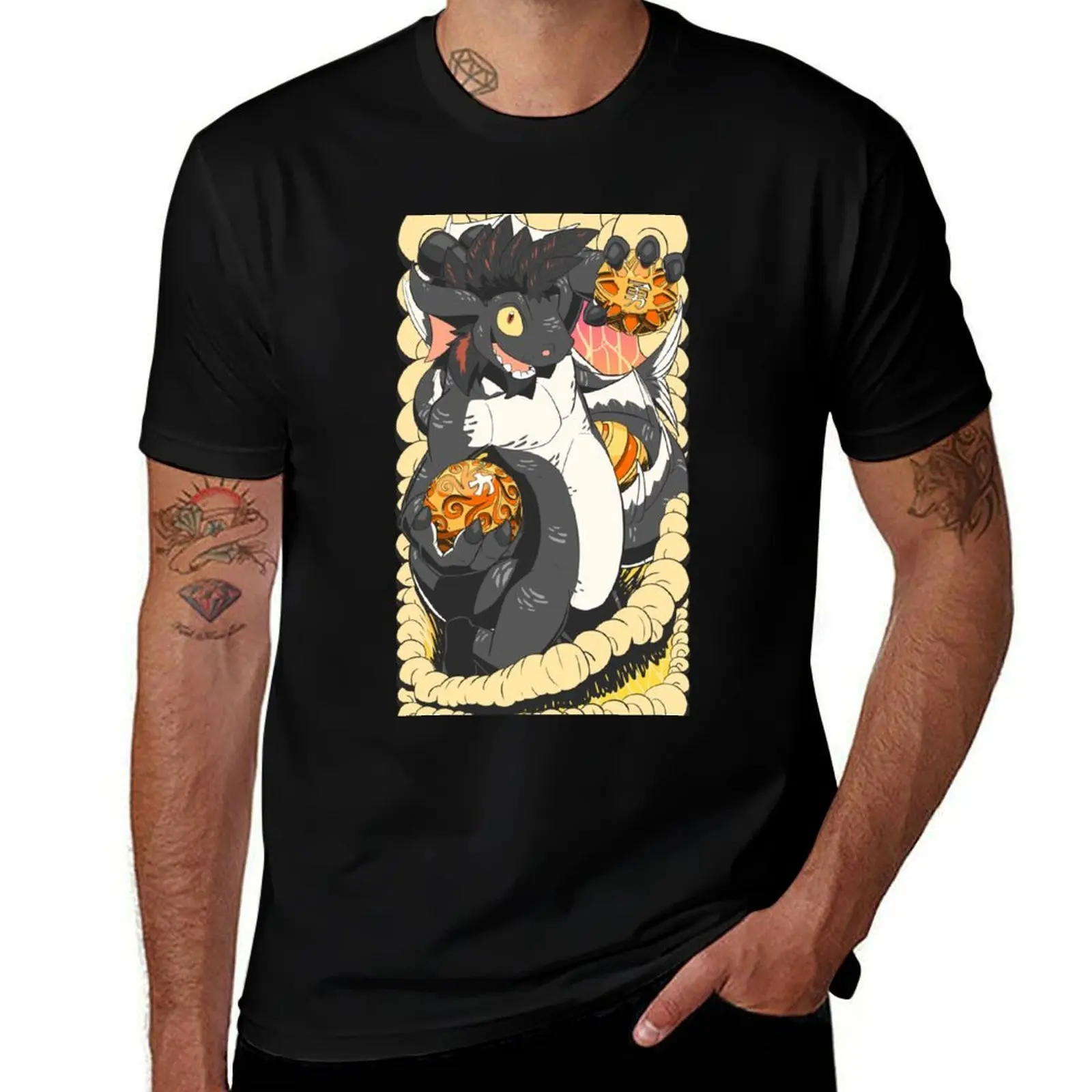 

Karasugoi Hajiro koi dragon [By Taphen] T-Shirt t shirts for man pack cotton man t shirts for men casual T-Shirt