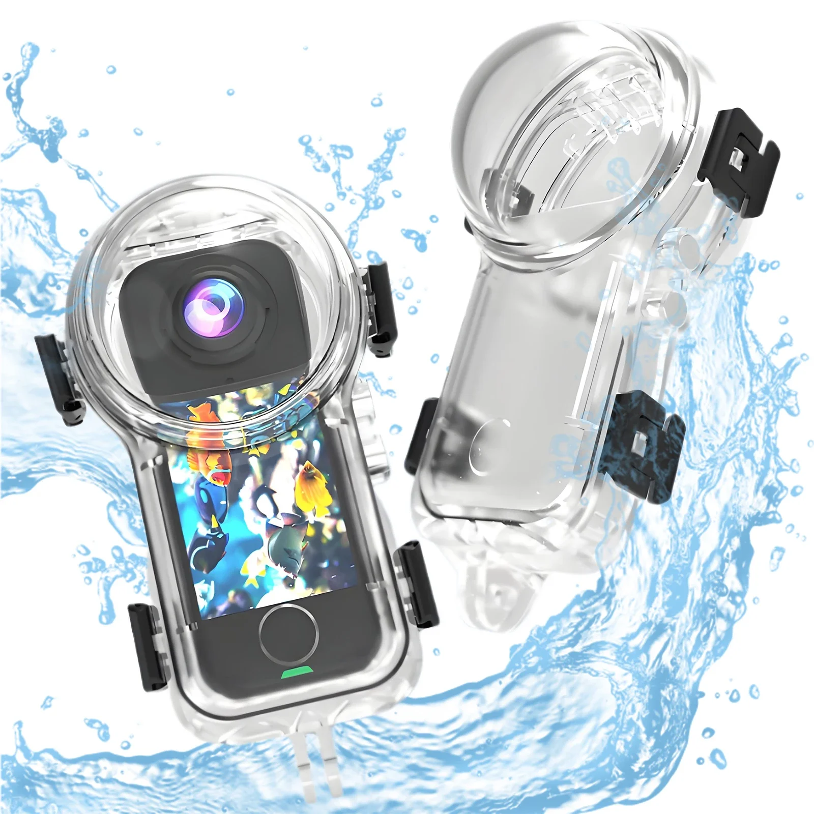 

Invisible Dive Case for Insta360 X4 Air, 50m/164ft Waterproof Housing Cover Underwater Diving Shell Insta 360 X4 Air Accessories