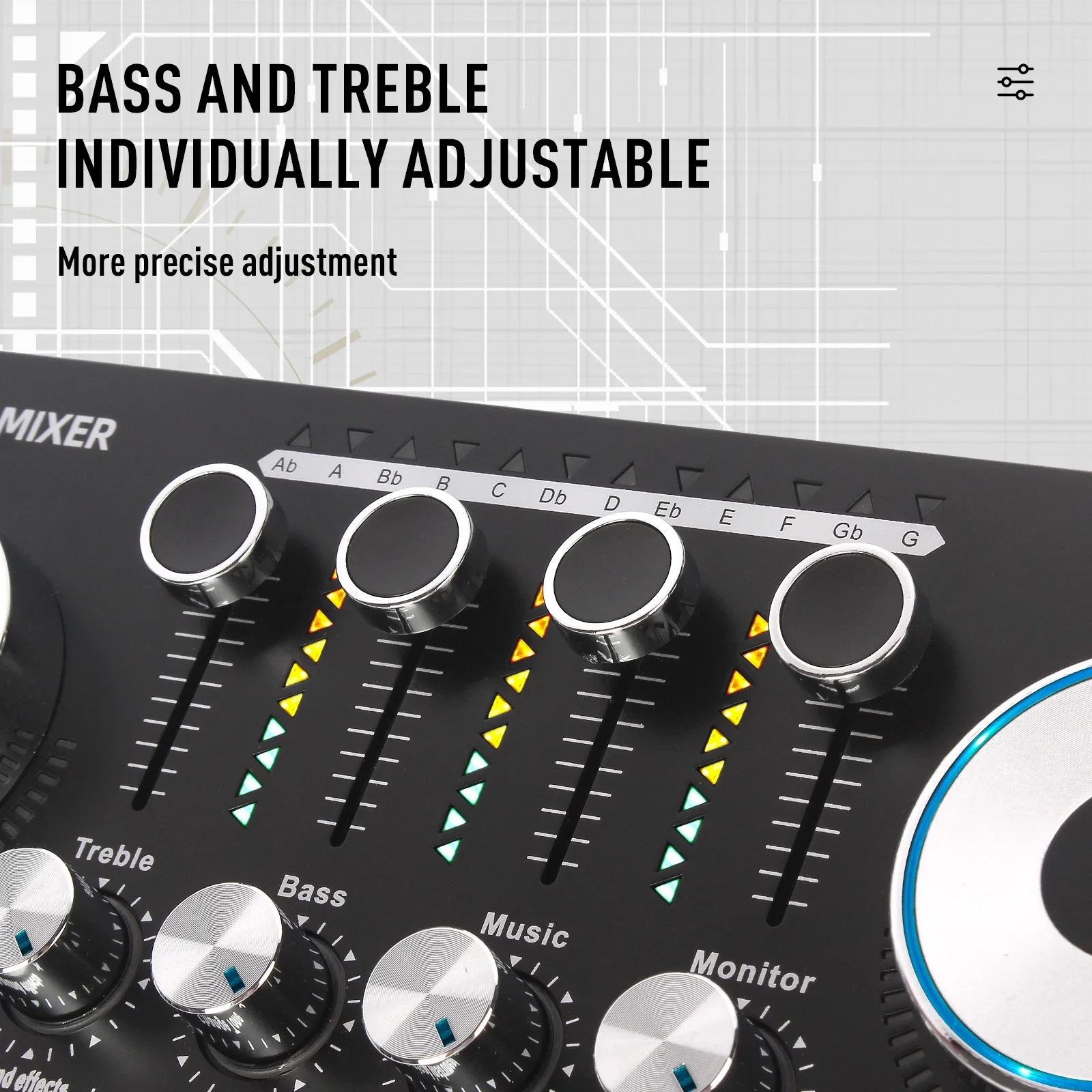 2026 GAX-911 Recording Studio Sound Cards Live Stream SoundCard Live Broadcast Audio Mixer Wireless Sound Cards