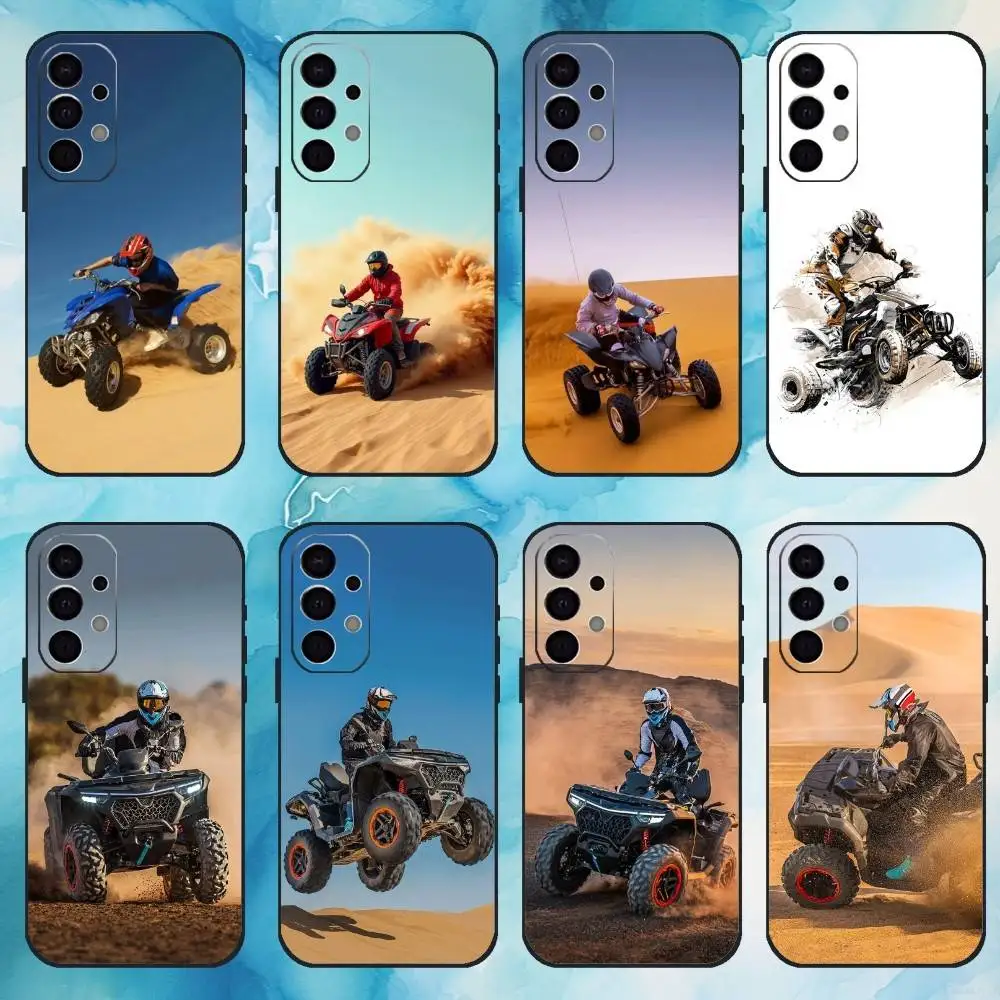 

Desert Adventure A-ATV-V Phone Case For Samsung S25,24,23,22,30,21,10,9,Ultra,Plus,Lite,FE,4,5 G Soft Black Case