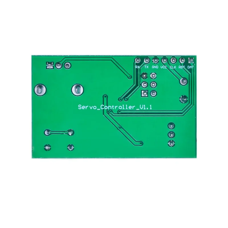 Interruptor de placa de Control Serial de doble canal, módulo de depuración de engranaje de dirección MCU, perilla ajustable, MG995, MG996, SG90, 8 bits