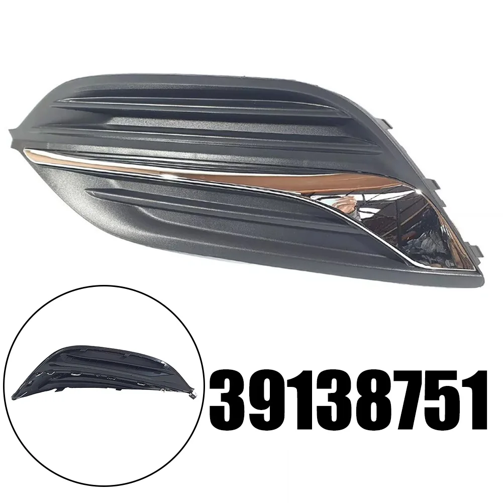 Front Left Bumper Fog Light Cover For Vauxhall For For Insignia 2017 2018 2019 2020 Black ABS Plastic Replacement Grille Trim
