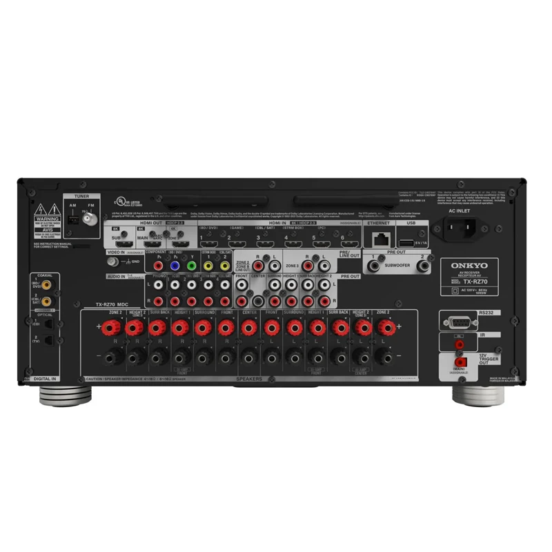 OnkyoS TX-RZ70 11.2 channel THX certified AV receiver power amplifier panoramic sound home theater