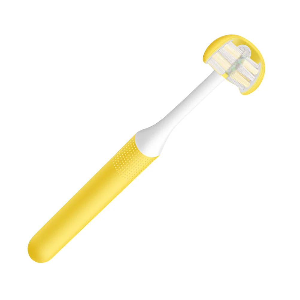 

Efficient 3-Sided Toothbrush for Effective Teeth Cleaning on Manual Toothbrush for Adults Oral Hygiene