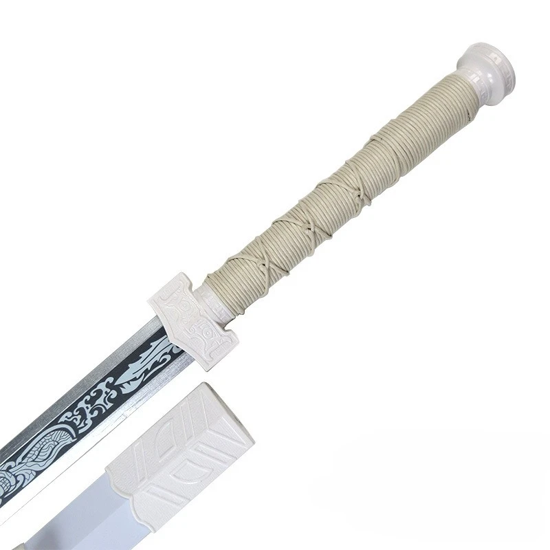 85 センチメートル/33.46 インチショート練習剣ストラップ竹アニメ周辺武器モデル小道具シース付きグッズ装飾品ギフトおもちゃ