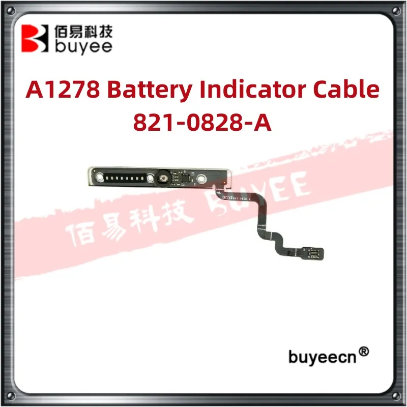 

A1278 Battery Light Flex Cable 821-0828-A For macbook pro 13'' A1278 Battery Indicator Sleep Board 2009 2010 2011 2012 Year