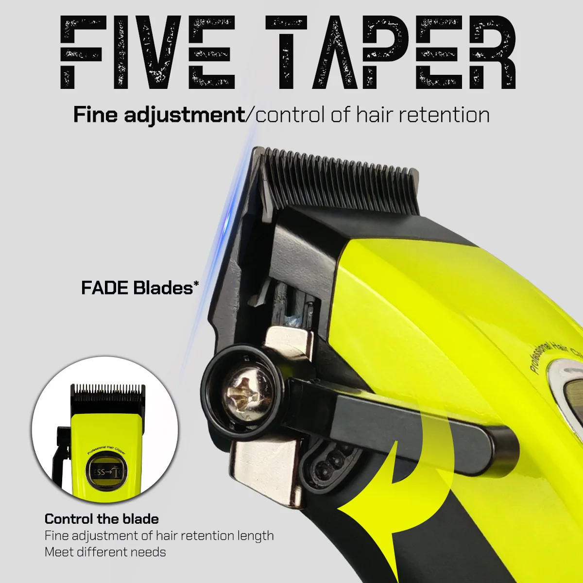 DK Outer Rotor Brushless Motor Professional Men's Fade Clipper Barber Echo Blade Base Charger Blending Hair Trimmer view 6