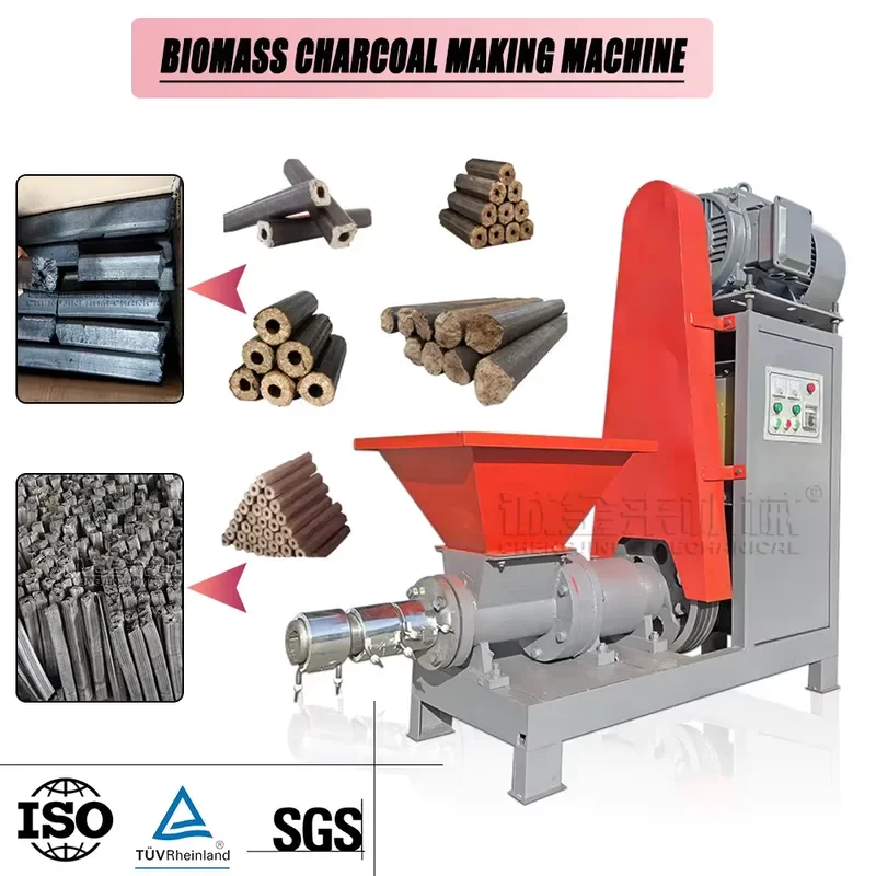 Fully Automatic Complete Briquetting Production Line Biocoal Forming Equipment for Sawdust Rice Husk and Straw