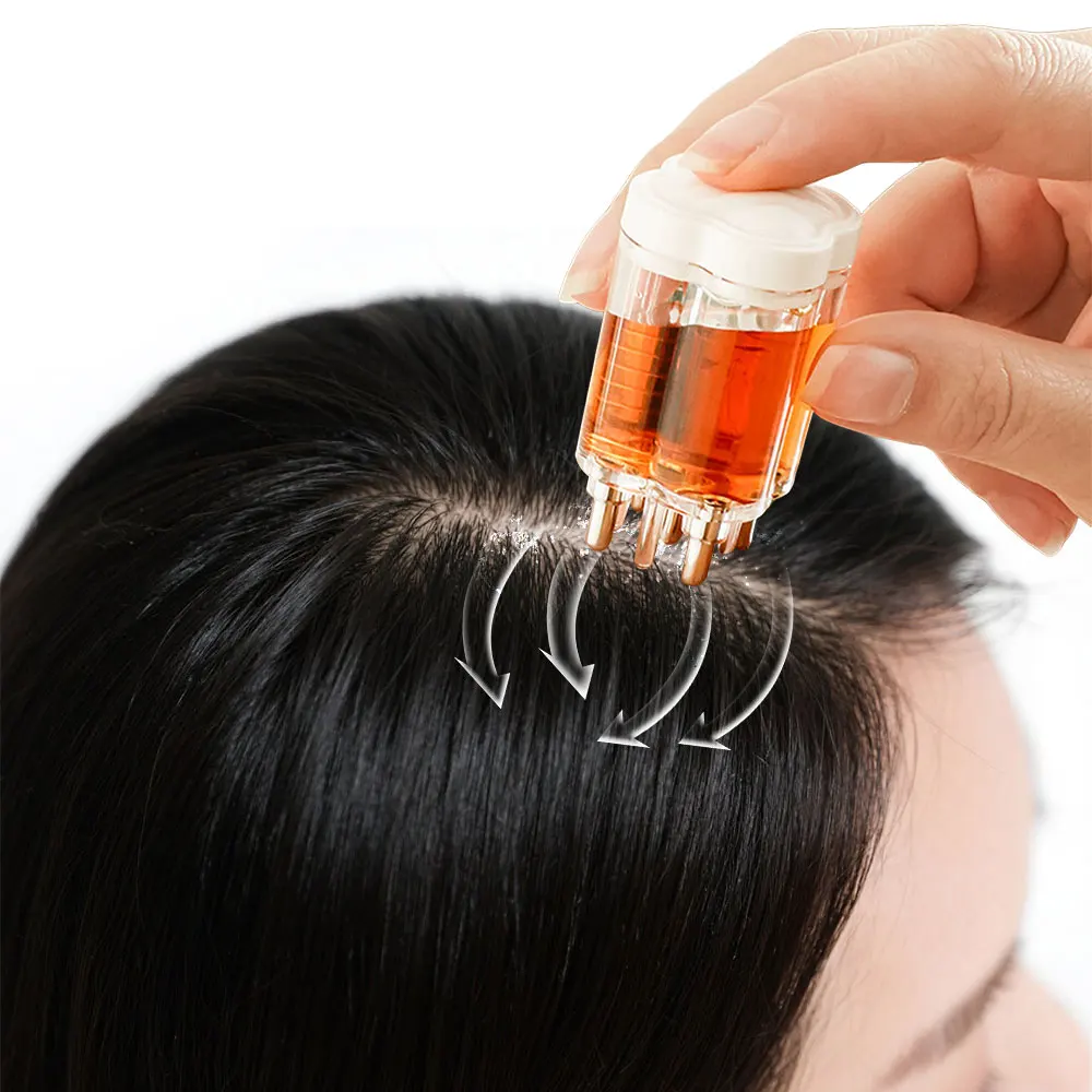 

Аппликатор для кожи головы, жидкая расческа для роста волос, мини-массажная расческа, эфирное масло, жидкий направляющий массажер против выпадения волос, уход за кожей головы