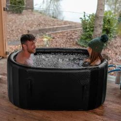 Ice Bath Tub Cold Plunge with Cover Cold Water Plunge Tub -Insulated Ice Bath Cold Plunge Tub Outdoor, Portable Ice Bath Pod