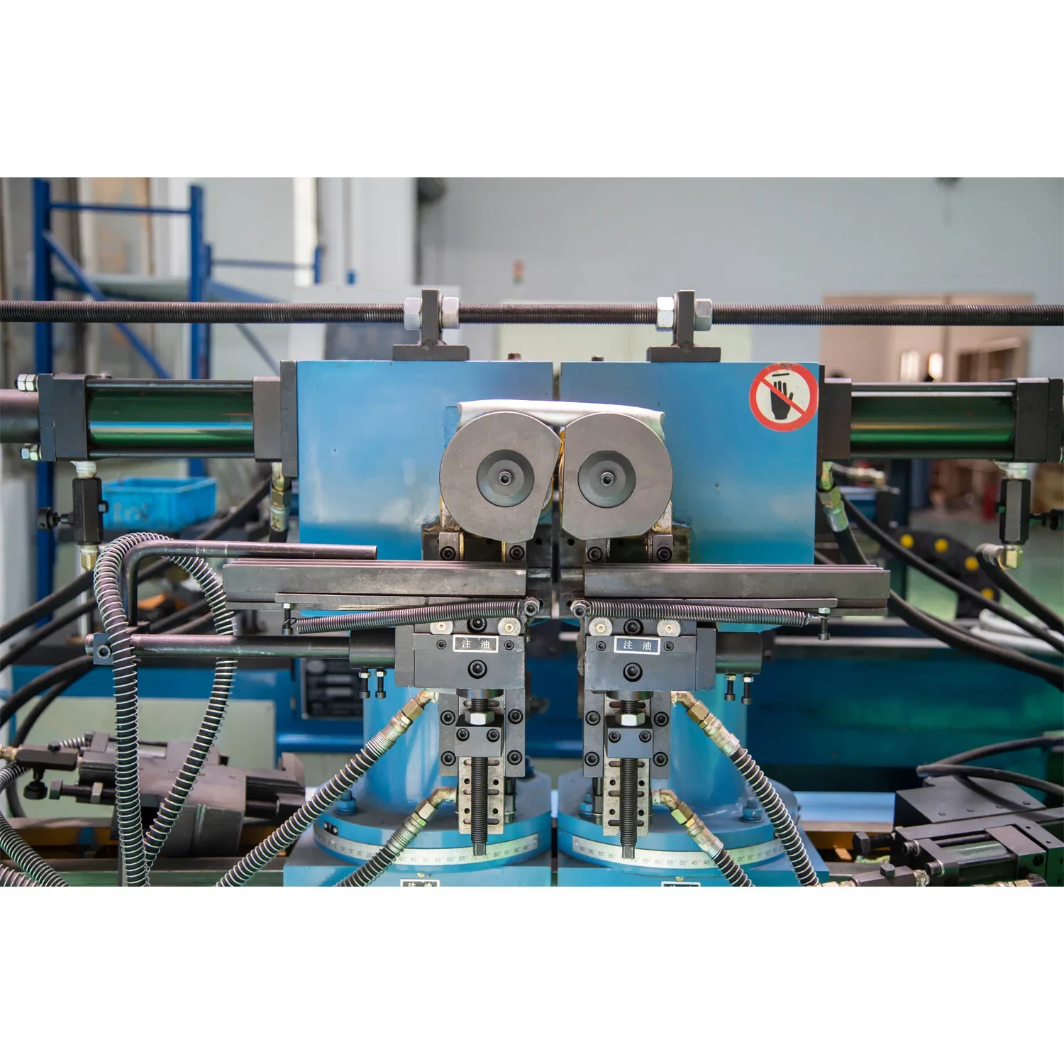 # for Sw38A Engineers Available to Service Machinery Overseas Hydraulic Power Double Head Pipe Bending Machine
