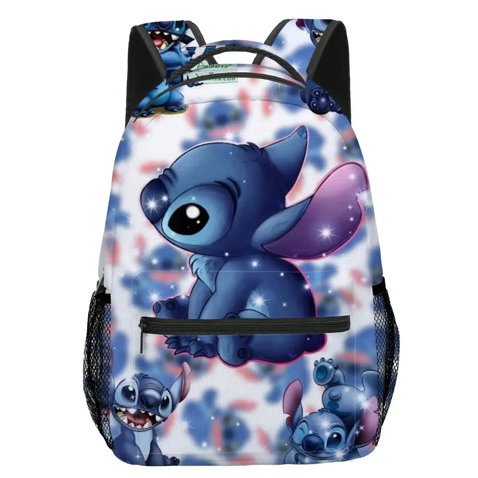 

MINISO New 3Dstitch School Bag Children's Backpack Printed Large Capacity Portable Cartoon Backpack The Best Gift for Children