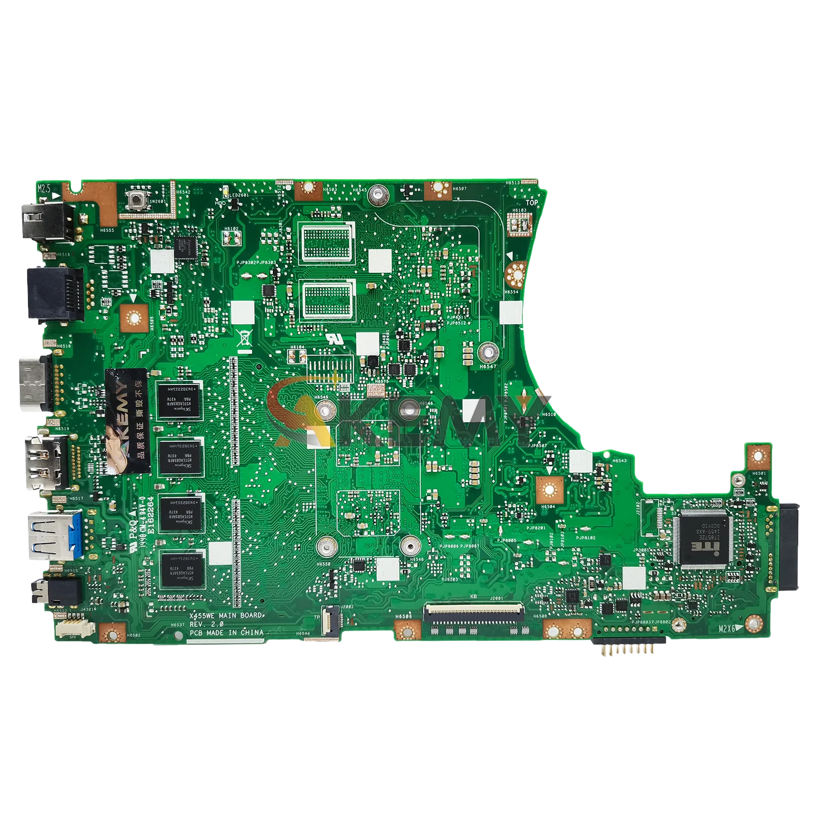 X455WA اللوحة الأم للكمبيوتر المحمول ASUS VivoBook X455WE F455W X455W R455W K455W X454W A455W X455WA اللوحة الرئيسية مع وحدة المعالجة المركزية A4 A6 اختبارات موافق