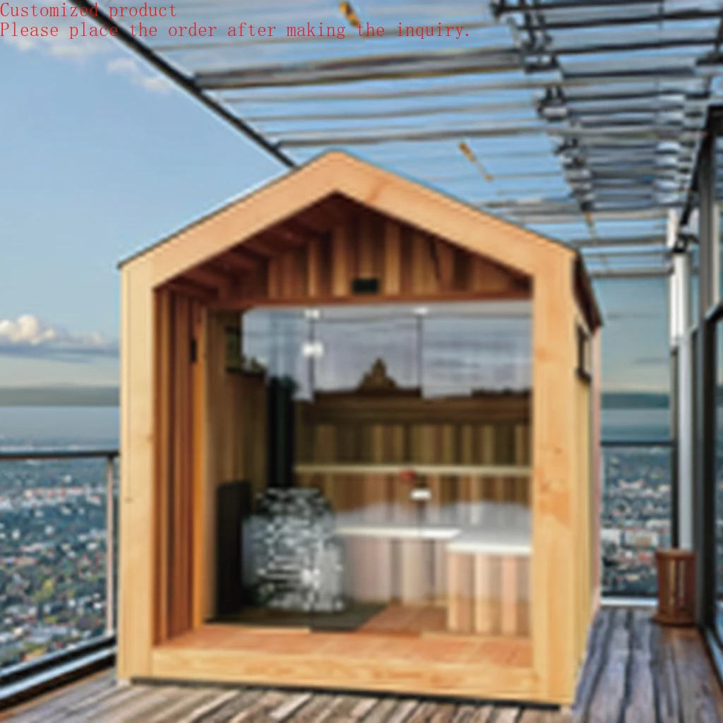 

Customization.In Stock Immediately Delivery New Design Infrared Sauna Steam 2 Person Infrared Sauna Room Hammam Wood Outdoor Sau