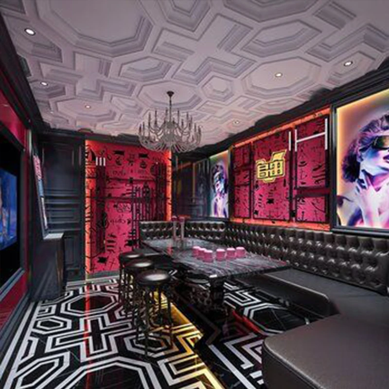 #Luxury High End Commercial Bar Nightclub Customized U L Shape Sofa Seating Karaoke Dance Disco Counter Leather Fabric Couch Set