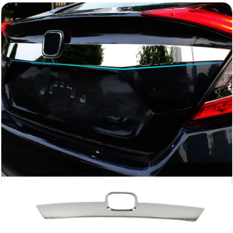 

Rear Trunk Tailgate License Upper Trim for Honda Civic 10th 2016 2017 2018 Car Accessories Exterior Molding Decor