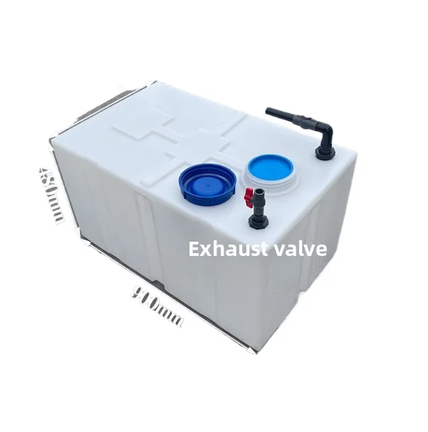 200L Horizontal Pickup Truck Excavator Diesel Bucket Truck Anticorrosive Plastic Vehicle Water Tank.