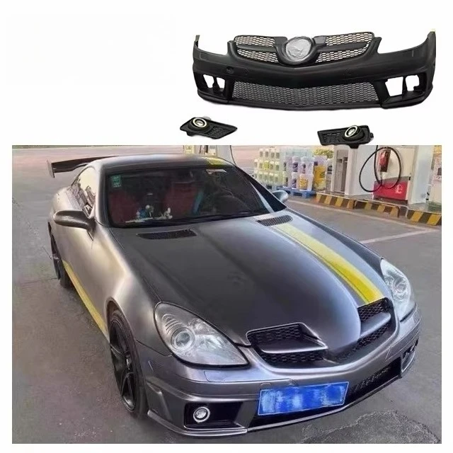 

For Benz SLK R171 Upgrade Body Kit Front Bumper Grille Fog Light R171 Style Body Kit
