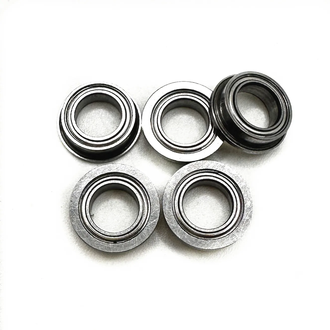 10Pcs MF84ZZ 4x8x3mm Flange Bearings Deep Groove Ball Bearing High Quality MF84