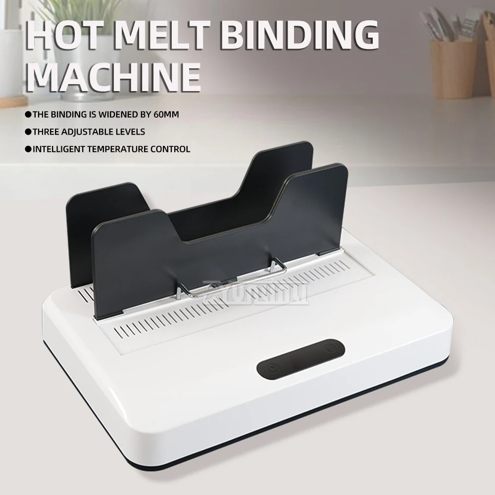 

A4 Hot Melt Binding Machine No Preheating Required Fully Automatic Envelope Gluing Machine for Bidding Contract Documents