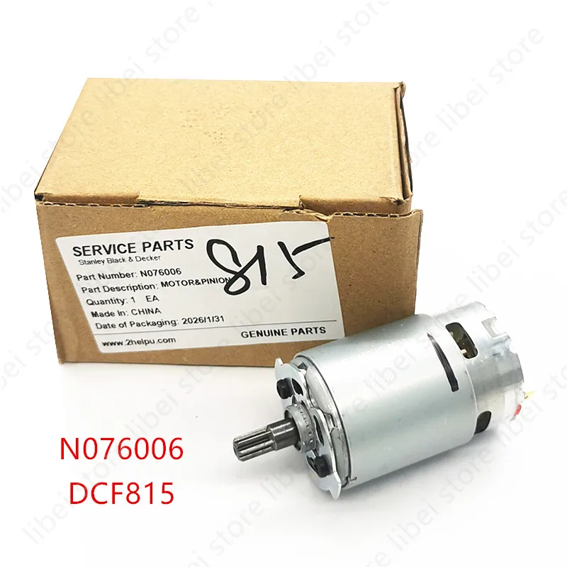 N076006 Motor Replace For DEWALT DCF815S2 DCF813 DCF815 DCF805 DCF813S2 N393969 7 Teeth Motor RS-550VC-8022